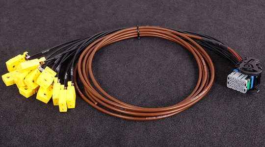 Main harness for MaxxECU PRO EGT extensions. 12 EGT TYPE-K