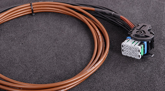 Main harness for MaxxECU PRO EGT extensions. 12 EGT TYPE-K