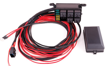 Relay and fusebox to simplify the MaxxECU flying lead installation.