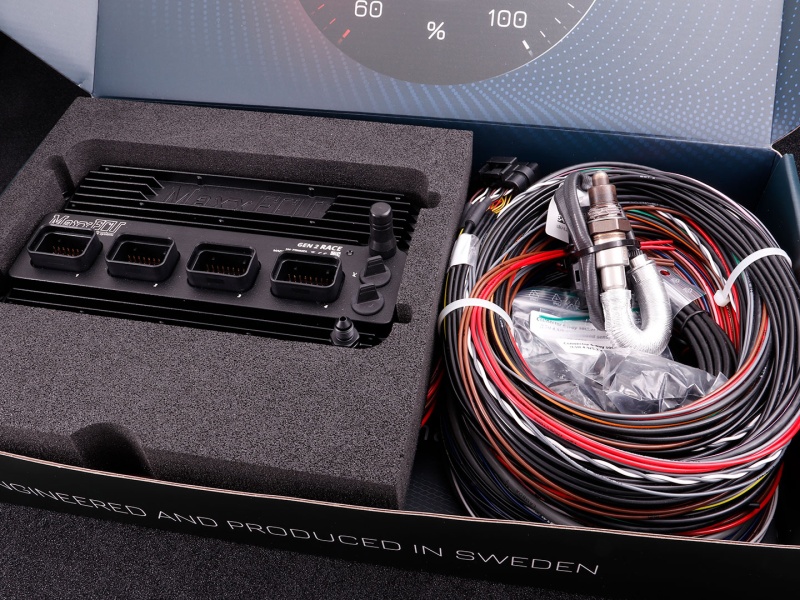 MaxxECU GEN2 RACE, with LSU 5.2, flying lead install kit