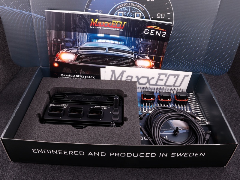 MaxxECU GEN2 TRACK, with connector kit.