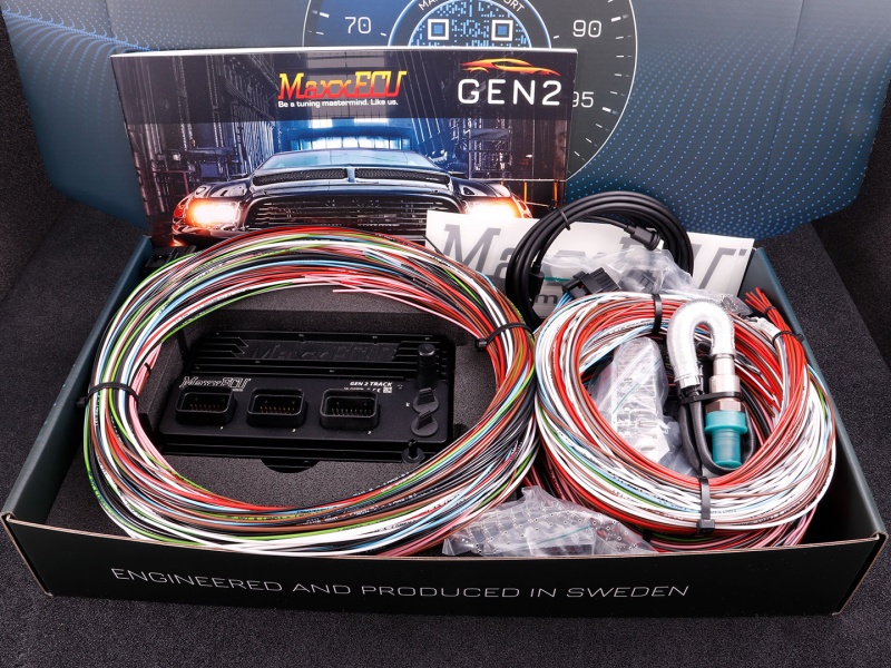 MaxxECU GEN2 TRACK, with LSU 5.2, flying lead install kit