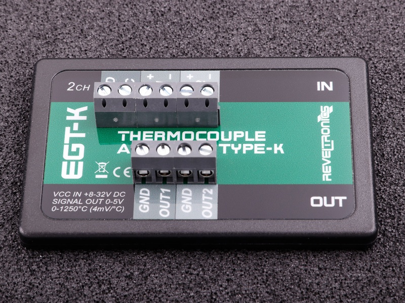 EGT (TYPE-K) 2CH amplifier 0-5v out
