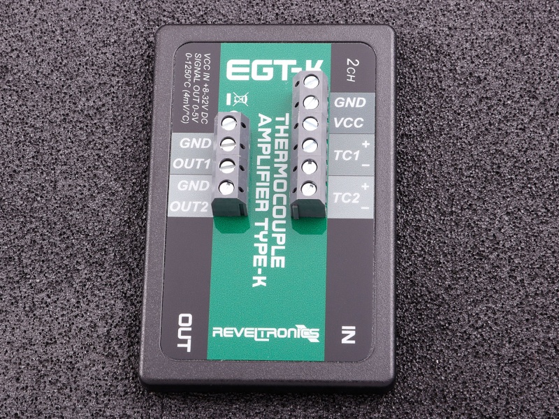 EGT (TYPE-K) 2CH amplifier 0-5v out