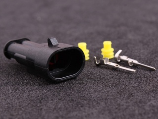 Connector 2-way pin housing Superseal