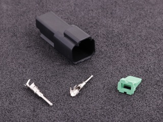 Connector 2-way pin housing DT