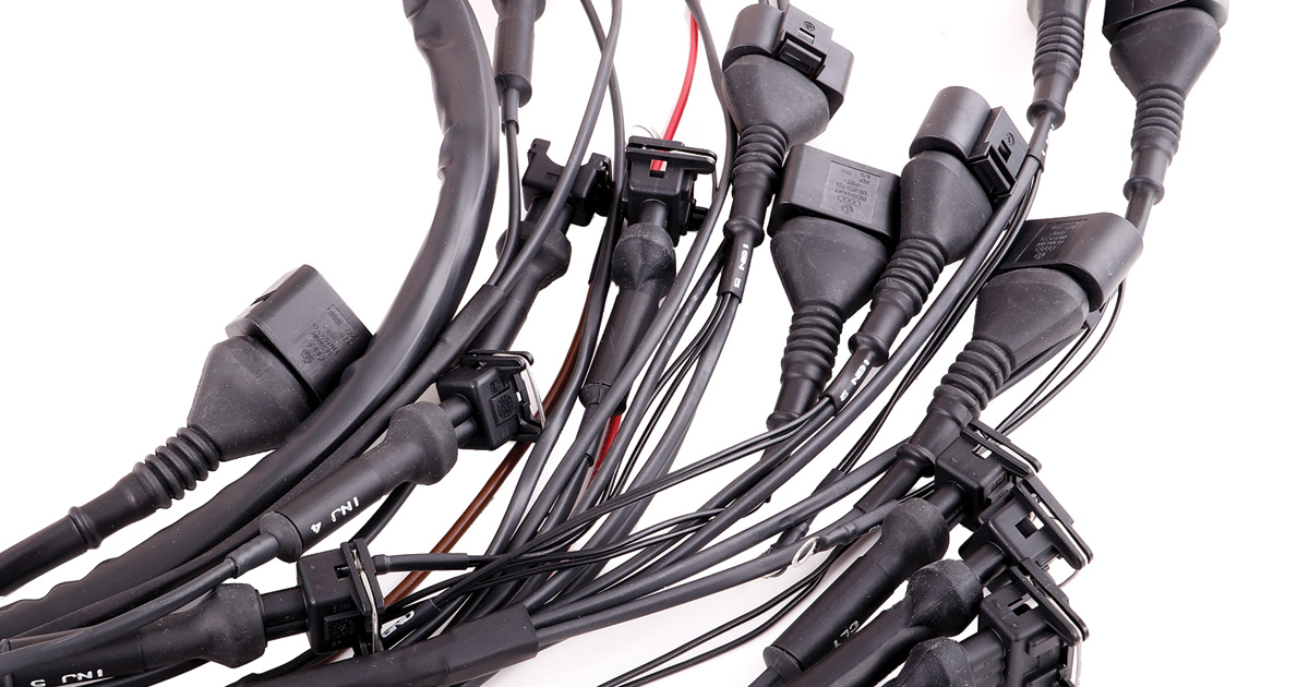 MaxxECU terminated engine harness for BMW M50